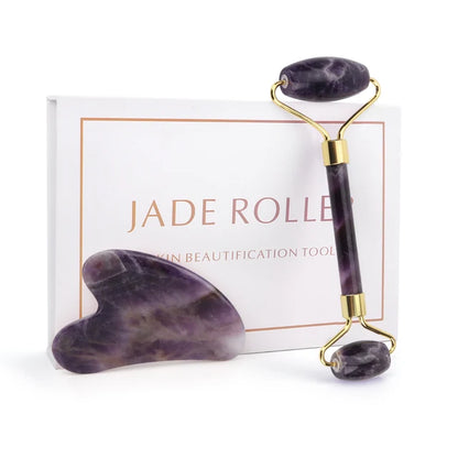 Violet Gua Sha Facial Massage Roller