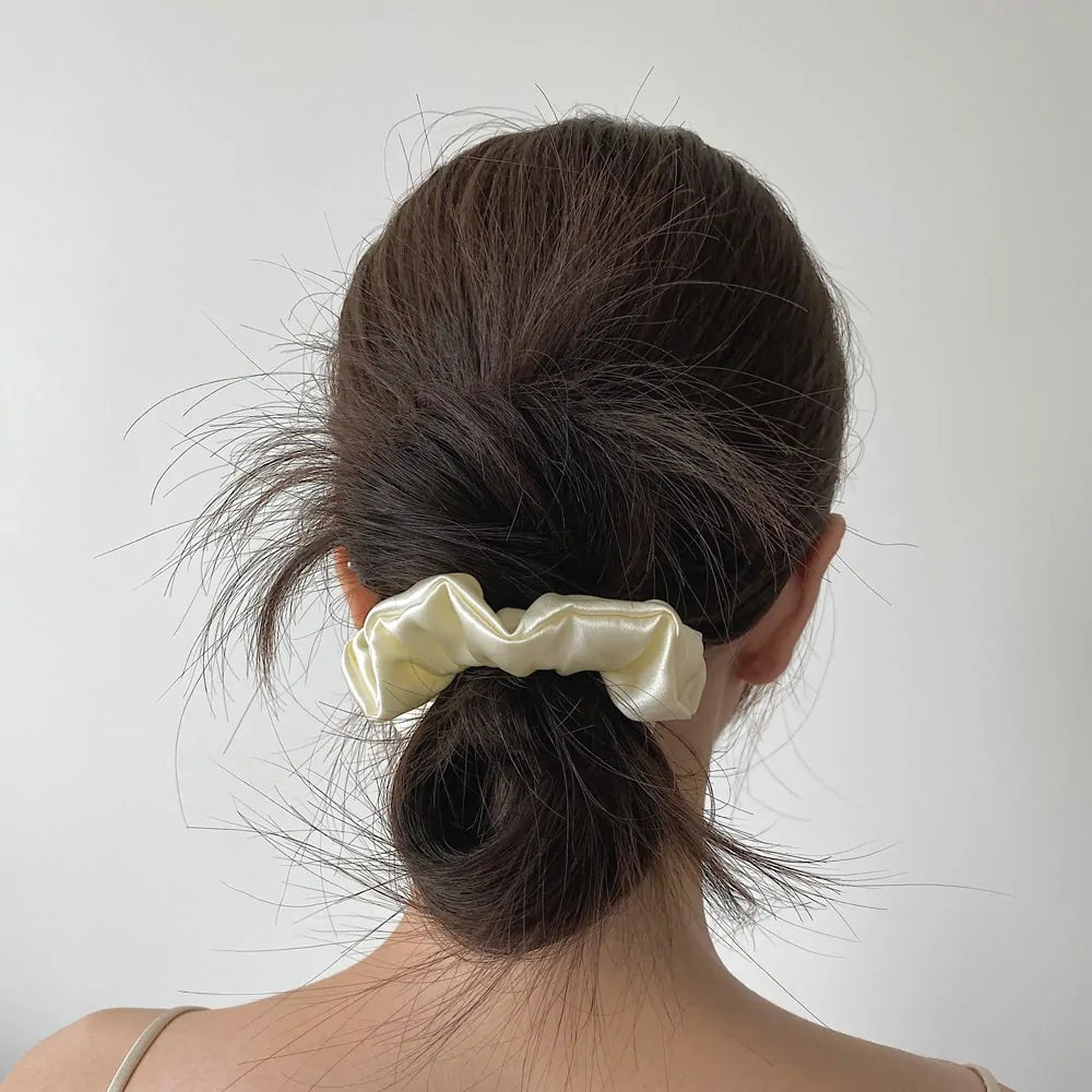 Silk Hair Scrunchies - Rora's Beauty