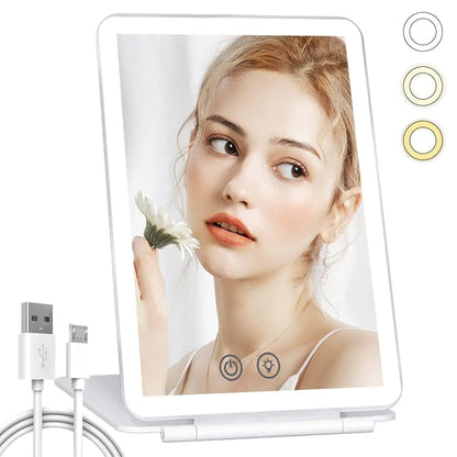 Foldable Makeup Mirror Touch Screen Makeup Mirror - Rora's Beauty