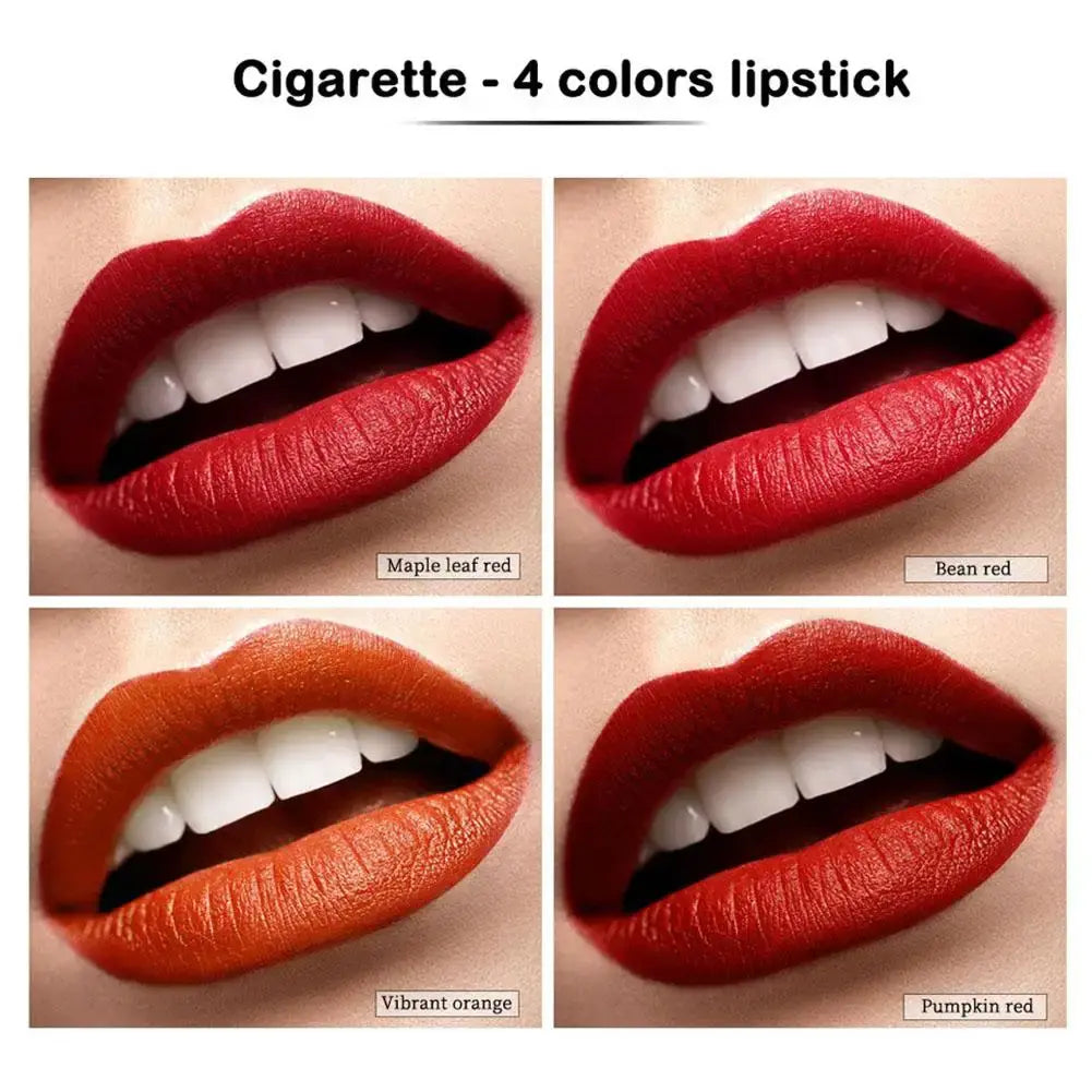 4 Colors Set Matte Waterproof Lip Stick - Rora's Beauty