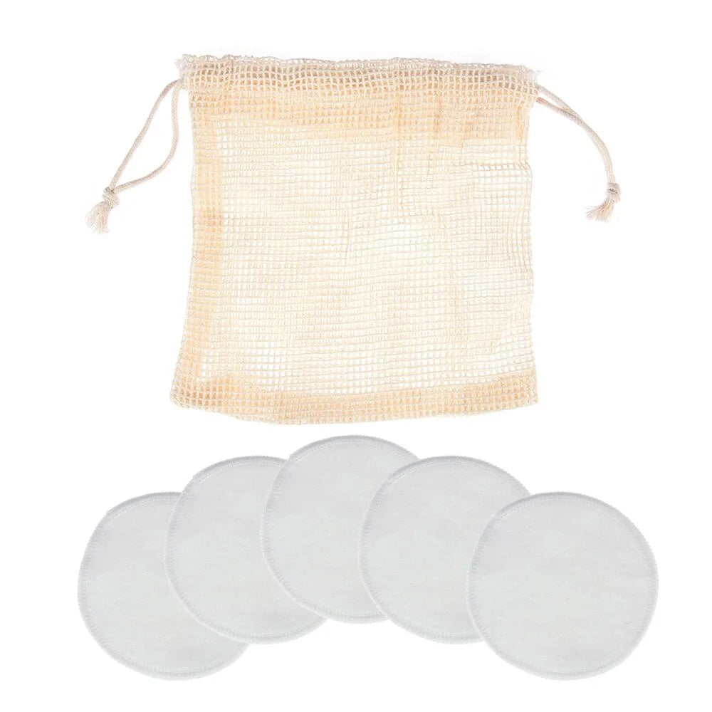 5/12Pcs Reusable Cotton Pads Makeup Remover - Rora's Beauty