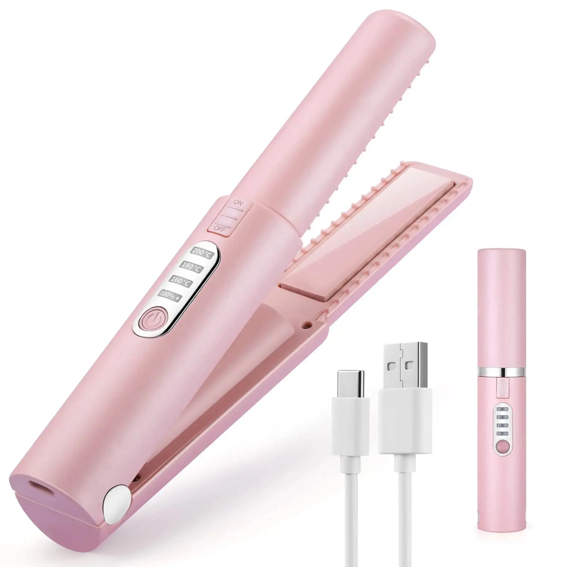 Cordless Hair Straightener and Curler - Rora's Beauty