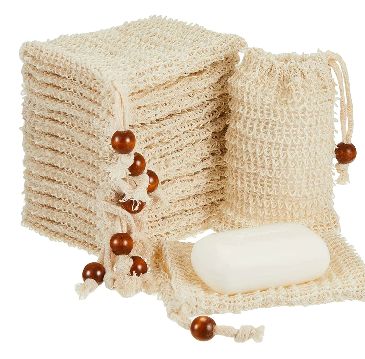 Exfoliating Soap Bag - Rora's Beauty