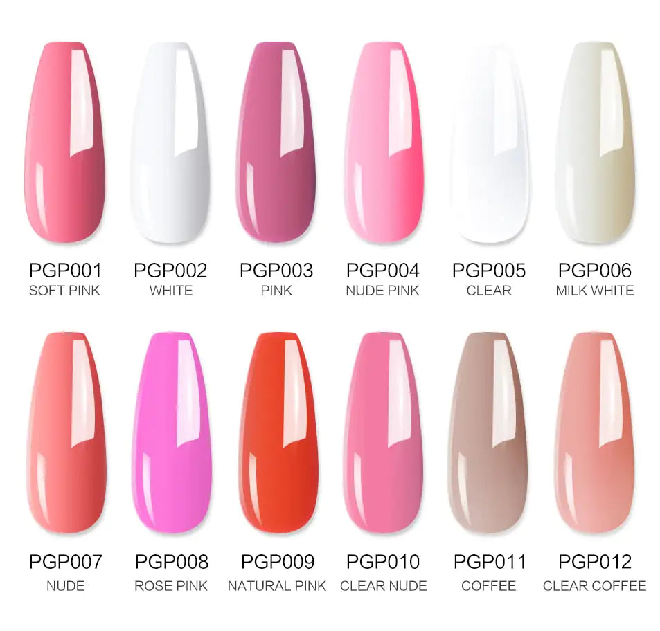 Poly nail Gel Kit With 54W UV Lamp - Rora's Beauty