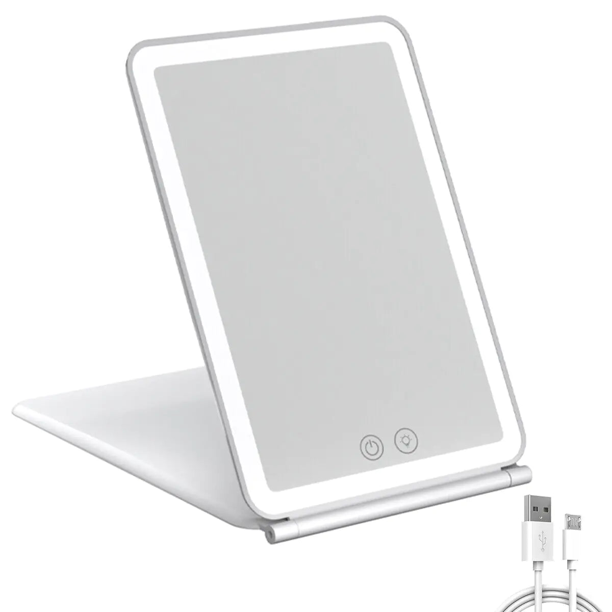 Foldable Makeup Mirror Touch Screen Makeup Mirror - Rora's Beauty