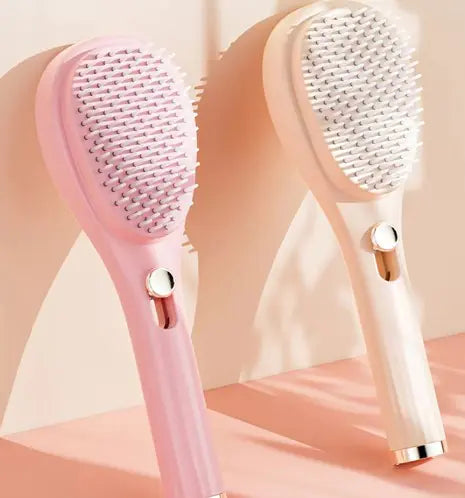 Self Cleaning Hairbrush - Rora's Beauty