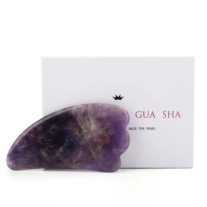 Violet Gua Sha Facial Massage Roller - Rora's Beauty