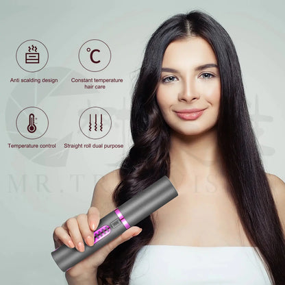 Cordless Hair Straightener and Curler - Rora's Beauty